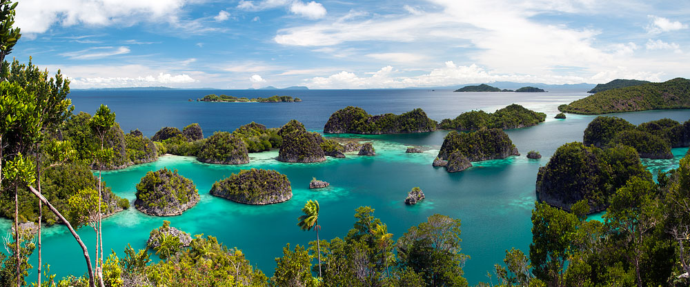 Piaynemo's karst island seascape